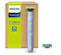 Philips OneBlade First Shave Rasoir électrique hybride pour adolescents - doux avec la peau pour un premier rasage sans effort, 2x lames anti-friction (8 mois d’utilisation), modèle QP1326/30