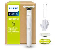 Philips OneBlade Intimate, rasage intime, tailler et raser avec protection cutanée supplémentaire, pour des poils soignés et non totalement rasés, modèle QP1924/28