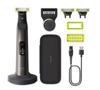 Philips OneBlade Pro 360 Authentique Visage+Corps - Tondeuse à barbe électrique, rasoir et tondeuse corps, 2 lames 360, 1 sabot avec 20 hauteurs de coupe, 1 kit Corps, 1 socle de charge, QP6652/35