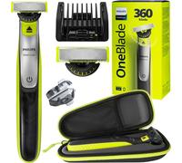 Philips OneBlade QP2734 20 rasoir noir vert avec étui 5en1 humide sec