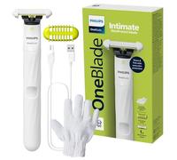 Philips OneBlade, Rasoir Intime avec Lame de Protection pour la Peau, Étanche, Rechargeable, Blanc
