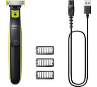 Philips Norelco OneBlade QP2724/10 rasoir pour homme Rasoir à grille Tondeuse Gris, Citron vert