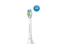 Philips Têtes de brosse à dents Sonicare W2 Optimal authentiques blanc – 1 paquet de 6