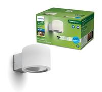 Philips Applique murale extérieure Otis Ultra Efficient – LED 4,3 W acier inoxydable blanc