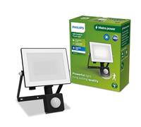 Philips Projecteur LED Lois 929004642201 - 20 W 3000 K blanc chaud détecteur de mouvements - Noir
