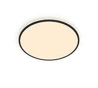 Philips Ozziet Plafonnier LED Linéaire, 22 W, Éclairage LED à lumière blanche et chaude 2700 K, Plafonnier pour un éclairage Intérieur, idéal pour le salon ou la chambre, Noir