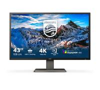 Philips P Line 439P1/00 LED display 108 cm (42.5") 3840 x 2160 pixels 4K Ultra HD LCD Noir