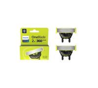 Philips Pack 2 Lames de remplacement Tondeuse OneBlade 360 QP420/50 Gris