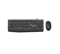 PHILIPS Pack clavier et souris filaire, Série 2000, SPT6237B/19, Version française, Noir