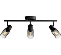 Philips Spot Palms, 3 têtes, E14 non inclus, noir, IP20