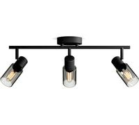 Philips Spot Palms, 3 têtes, E14 non inclus, noir, IP20