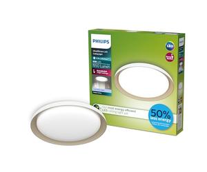 Philips Pebblo Plafonnier Ultra Efficient, SceneSwitch, blanc, 10W, 1950Lm, 4000K, IP20