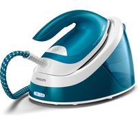Philips PerfectCare Compact Station de repassage, semelle céramique, 120 g/min const. Vapeur, 6.0 bar, 2400 W, bleu (GC6815/20)