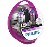 Philips 2X H4 60/55W Color-Vision Violet Halogène Ampoules De Phare