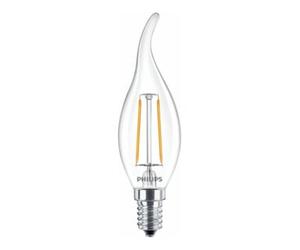 Philips Philips Lighting Lampe LED bougie E14 verre clair CorePro LED#37759200 Quantité:1