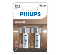 PHILIPS - PILE ALCALINE D LR20 BLISTER*2