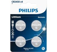 Philips Pile bouton au lithium CR2450 4 pièces