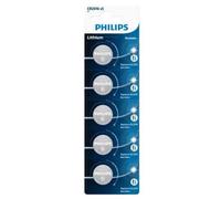 Philips Pile Bouton Cr2025 5 Unités