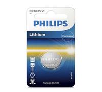 PHILIPS Pile bouton lithium CR2025/01B - 3 V longue durée et haute performance