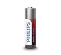 Philips Piles AA 4 Pièces - Piles Alcalines LR6 1,5 V - Durée de Conservation jusqu'à 10 Ans