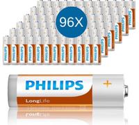 Philips Piles AA 48 unités - R6 - Technologie au chlorure de zinc - Durée de vie de 3 ans - Conservation de l'énergie à 80 % - 1,5 V