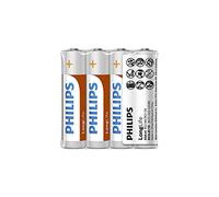 Philips Piles AAA - R03L4F - Lot de 4 Piles - Technologie au chlorure de Zinc - Durée de Vie de 3 Ans