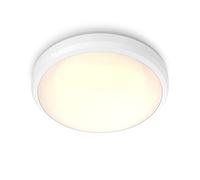 PHILIPS Plafonnier LED Doris 6 W [Blanc chaud] Résistant à l'eau IP54 pour éclairage de jardin, terrasse et terrasse