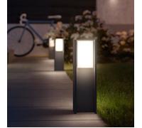 Philips Hue - Turaco Borne de Jardin d'Extérieur Narrow Hue White Antracit