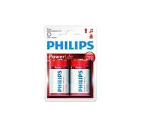Philips Power Life LR20P2B - Batterie 2 x D - Alcaline
