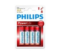 Philips Power Life LR6P4B - Batterie 4 x type AA - Alcaline