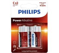 Philips Piles C LR14P2B/05 1,5 V Alcalines – Lot de 2