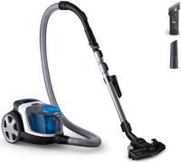 Philips PowerPro Compact Aspirateur sans sac, filtre anti-allergie, 99,9 % d'absorption de poussière, 900 W, blanc (FC9332/09)