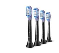 Philips Têtes de brosse à dents Sonicare HX9054/88 – Lot de 4 – Noir