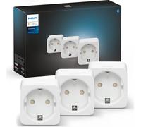 Philips Prise SmartPlug Blanc Lot de 3 (929003050602)