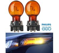 Philips PWY24W 12174NA 24W Deux Ampoules DRL Jour Léger Rechange Orange Lampe