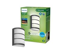 Philips Python UltraEfficient, Applique d'extérieur 3,8 W, 2700 K, antracite, IP44 résistante aux intempéries