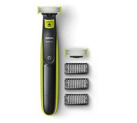 Philips QP2520/25 OneBlade Rechargeable Facial Trim Bord Raser Tondeuse Cheveux avec 3 x Stylisation Peignes, Fleuret