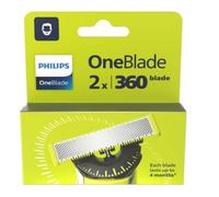 Philips QP420/50 - Lame de rechange OneBlade 360 - Pour le visage, 2 pièces, Installation facile, Tranchant longue durée