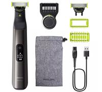 Philips QP6552/30 - Tondeuse de barbe OneBlade Pro 360 - Peigne réglable 20 en 1, lame 360 supplémentaire, utilisation visage et corps, pochette de voyage