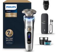 Philips Rasoir électrique pour hommes i9000 Prestige Ultra - avec étui de charge UV, pod Quick Clean et styliseur de barbe - Argent - XP9404/46