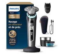 Philips Rasoir électrique i9000 Prestige – Skin IQ, sec et humide, styler à barbe XP9202/33