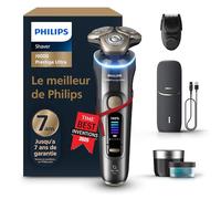 Philips Rasoir i9000 Prestige Ultra, rasoir électrique 100% étanche, technologie Skin IQ Pro, système Triple Lift & Cut, lames de précision NanoTech rotatives à 360°, 5 modes de rasage, XP9402/46