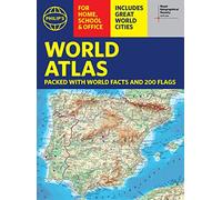 Philip's RGS World Atlas (A4): with Global Cities, Facts and Flags