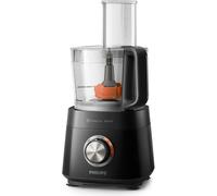 Philips Robot de cuisine Viva Collection, 29 fonctions, 2,0 L, Disque à découper 2 en 1, 800 W, Noir (HR7510/10)