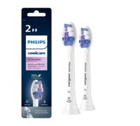 Philips S2 Sensitive - Lot de 2 + blanc + têtes de brosse à dents soniques - HX6052/10