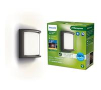 Philips Samondra UltraEfficient, Applique d'extérieur 3,8W, 2700K, antracite, IP44 résistante aux intempéries