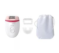 Philips Satinelle Essential Épilateur Rose Blanc 15 V Ergonomique