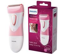 Philips SatinShave Essential HP6306 Rasoir électrique pour jambes, utilisation sans fil Wet & Dry