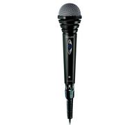 Philips SBCMD110/00 Microphone Filaire - Idéal pour Karaoké avec Captage Omnidirectionnel, Atténuateur Bruits Ambiants - Câble 1.5m - Noir