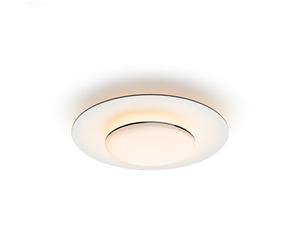 Philips Sceneswitch, Plafonnier Garnet, 3 Réglages, 30 W, Blanc Chaud 2700K, Noir